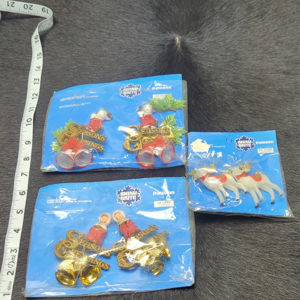 Vintage Christmas Shiny Brite Decor Items